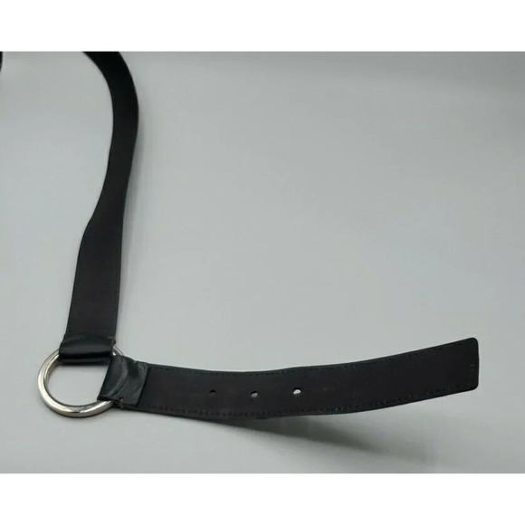 Francesco Biasia Women\'s Black Genuine Leather Belt Size Med Made in Italy main image 8